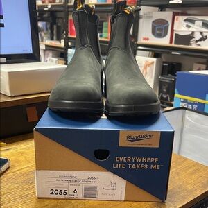 Blundstone Men's Dark Gray Elastic Boots